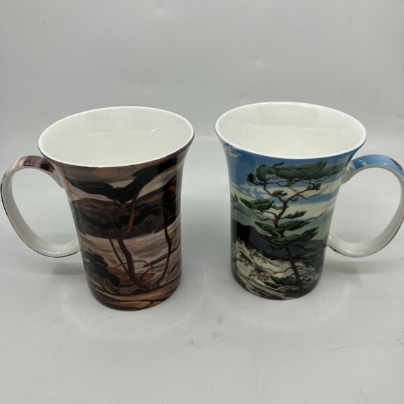 McIntosh Fine Bone China Old Masters Group of Seven Mug Set Gift Box - Picture 4 of 12